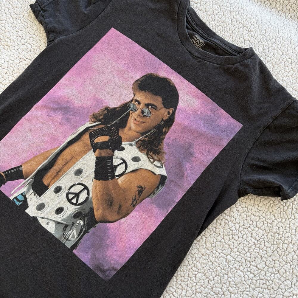 Ripple Junction Shirt Mens SMALBlack Short Sleeve WWE Legends Shawn Michaels Tee